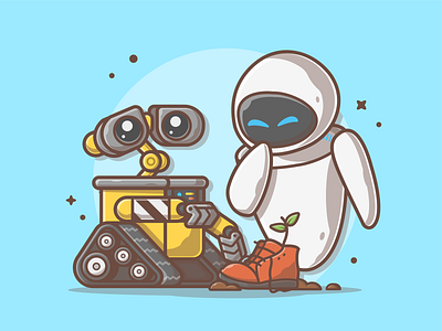 Wall E designs, themes, templates and downloadable graphic elements on  Dribbble