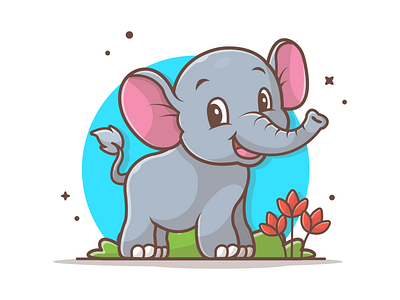 Elephant 🐘🌷