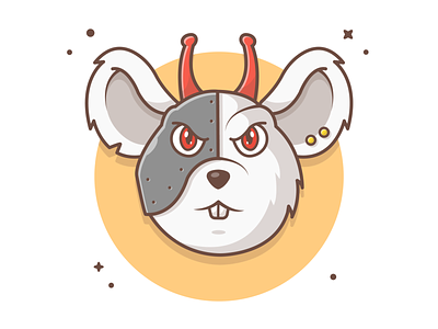 Vinnie 😎 (3/3) (character from Biker Mice from Mars) 🐁🤘😝 all character cute devils from icons illustration logo mars mascot mice mouse vector