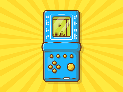 Tetris!!! 🎮🕹😽 brick game icon illustration logo old pixel play puzzle retro tetris vintage