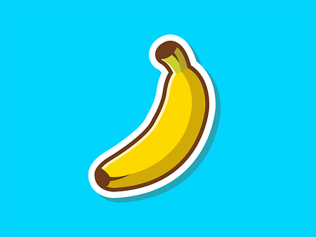 How to eat banana 😸🍌🍌🍌 by catalyst on Dribbble