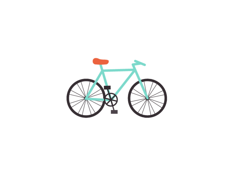 Bike after effect bike gif illustrator