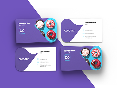 Cloosiv busiensscards app brand identity cloosiv color digital icon logo promotion purchase shopping typography wallet