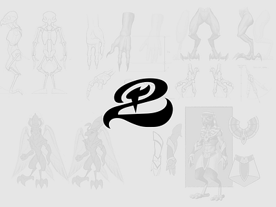 Horus Aha character design logo