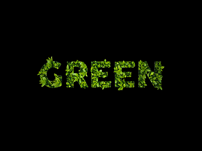 Green design graphic