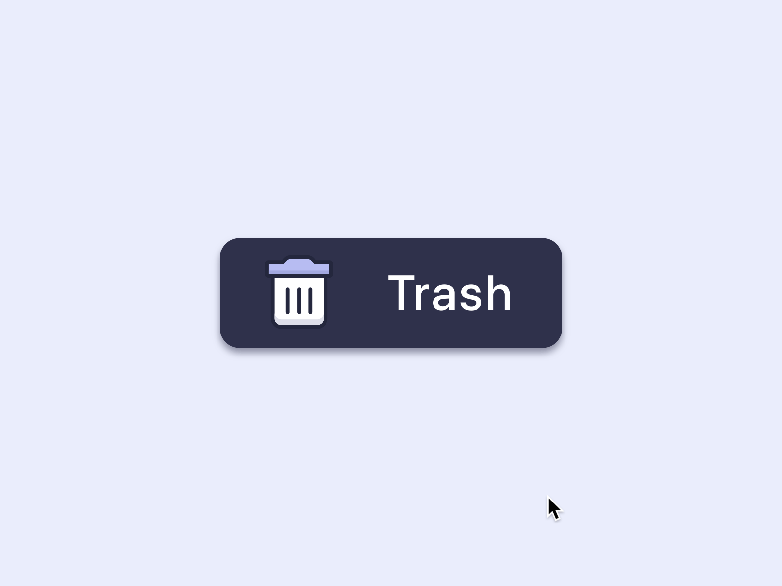 Trash emails icon animation