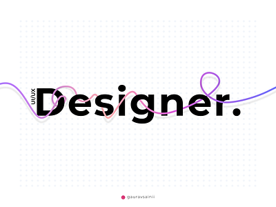 Designer design typeface typography ui