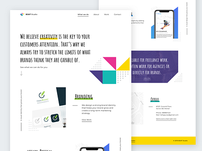 Studio Landing Page