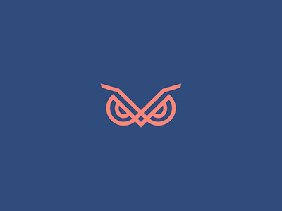 Owl minimalistic logo
