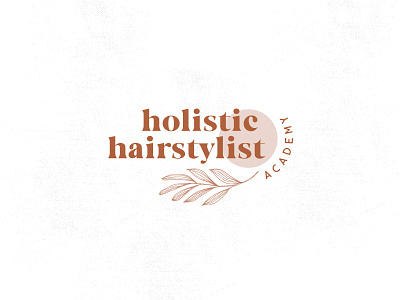HOLISTIC HAIRSTYLIST ACADEMY branding flowers icon illustration logo wildflowers