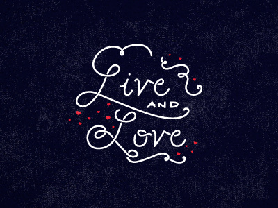 05 | 52 52 project hand lettering hearts lettering live love mark quote