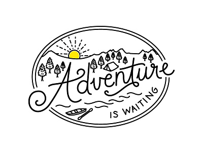 10 | 52 52 project adventure camp vibes camping hand lettering lettering mark quote