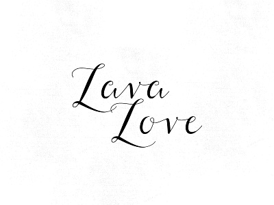 LAVA LOVE branding hand lettering lettering logo love