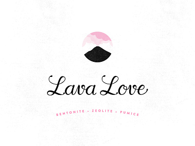 LAVA LOVE branding hand lettering icon lettering logo love volcano