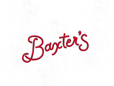 BAXTERS illustration lettering logo