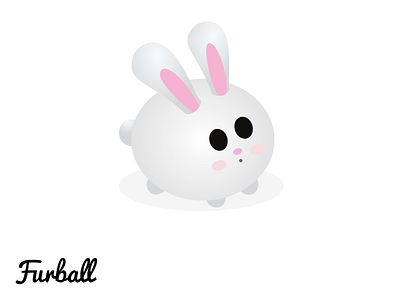 Sugar - Furball animals character design furball graphic design illustrations logo design loriel design rabbit