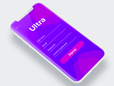 My first Daily Ui - #001 Signup