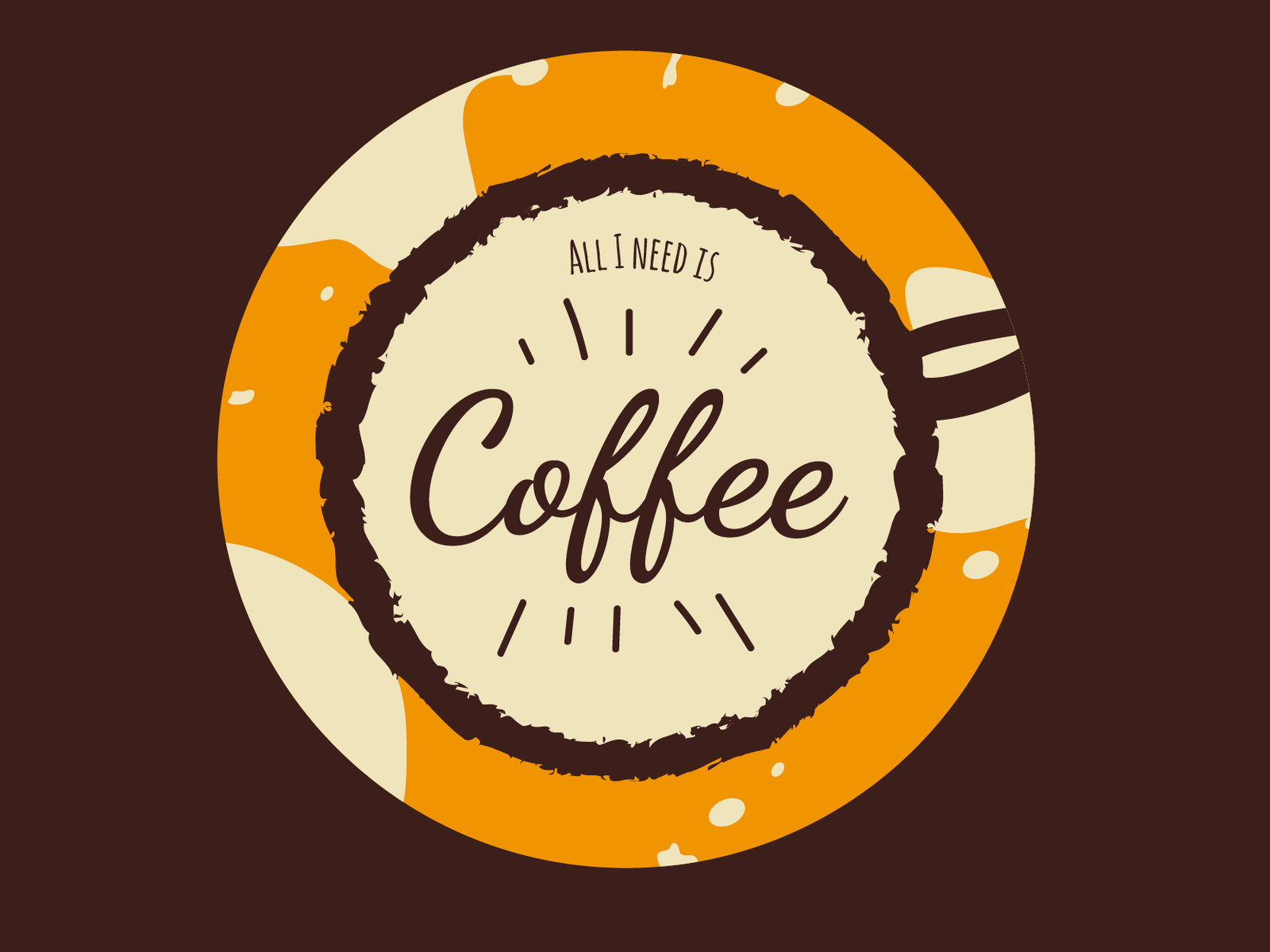 Coffee Coaster Design by Vasanth Sankar on Dribbble