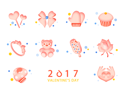 Valentine‘s Day cake designer flower ui