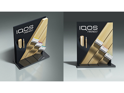 IQOS bar display cigarette