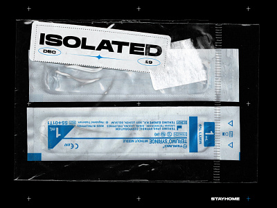 isolated biohazard cd artwork covid covid19 inspired isolated isolation medical medicine packagedesign packaging plastic plastic wrap poster wrap wrapping