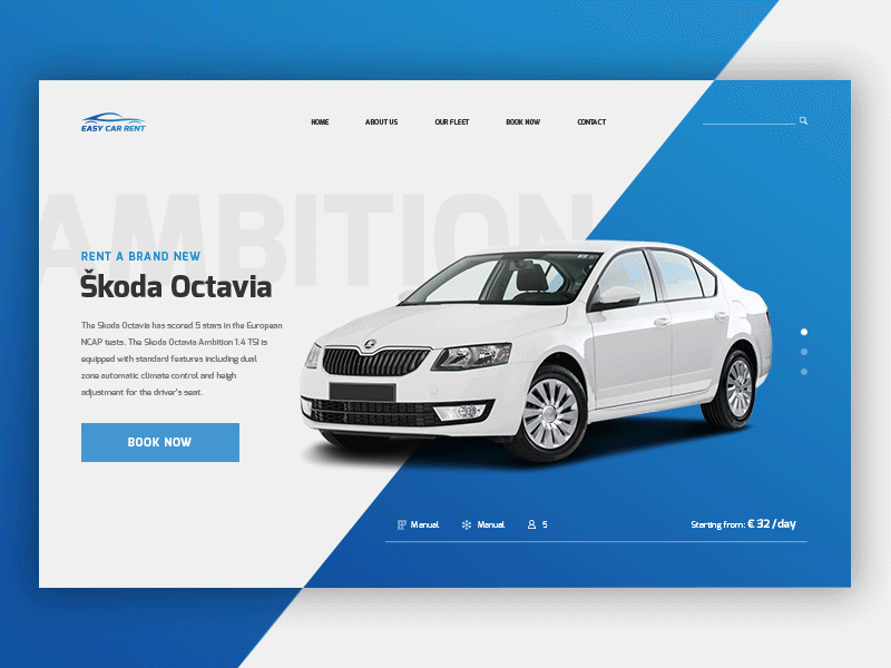 Rent-a-car website