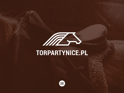 Partynice.pl logo concept for horse racing concept horse logo racing
