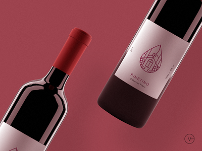 Pinetino - packaging bottle brand identity logo packaging wine