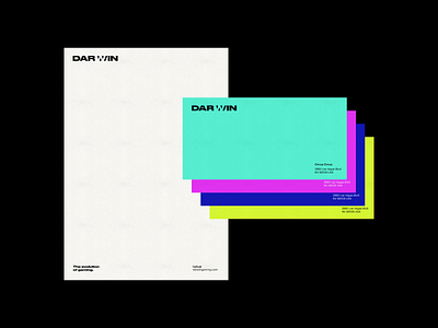 Darwin branding branding and identity clean color creative studio design logo minimal typography whitespace