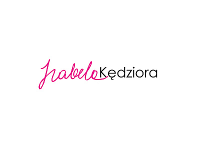 Izabela Kędziora Logo dailylogochallenge handletteringlogo