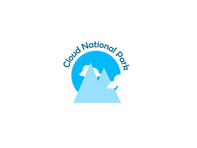 Cloud National Park Logo badge dailylogochallenge nationalpark