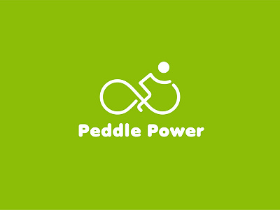Peddle Power Logo bicycleshop dailylogochallenge