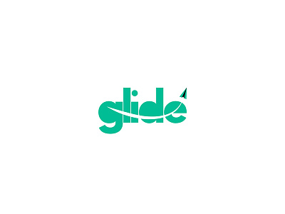 Glide Logo dailylogochallenge paperairplane