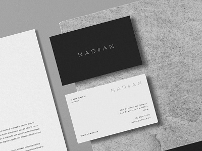 Nadian: Logo Design branding business card design corporate branding graphic design logo design