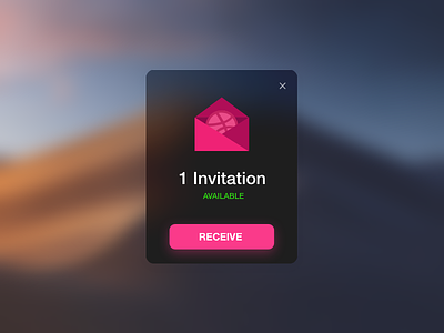 1x Invitation for awesome designer