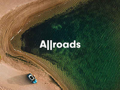 Allroads - Car Rent Logo branding concept design dribbble for sale logo logodesign minimalist logo typography vector