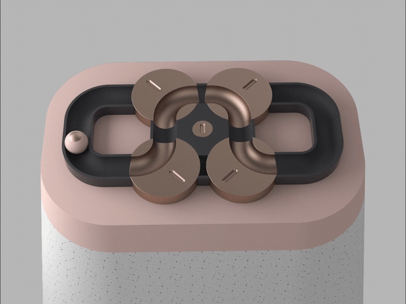 Infinity Loop No.2 motion art motion animation surrealism vray still-life still life cgi c4d abstract art abstract set design setdesign vectary 3d render vectary texture design 3dmodel 3d