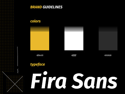 Branding Work brand guidelines branding color typeface yellow