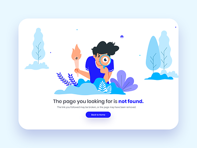 404: RexTheme Error Page Illustration 404 404 page art clean colorful digital agency error error page lost minimal not exist not found not found page search searching something wrong ui ux vector web design website
