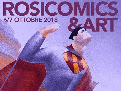 Rosicomics & Art - 2018 poster festival illustration poster superhero