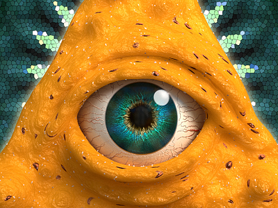 Illuminacho b3d blender digital art eye funny illuminati illustration nacho nachos pun pun intended
