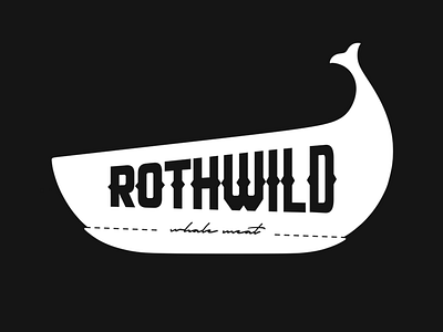 Rothwild Whale Meat brand design dishonored game graphic icon identity logo monochrome slaughter slaughterhouse vector