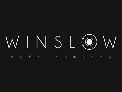 Winslow Safe Company brand design dishonored game graphic icon identity logo monochrome vector