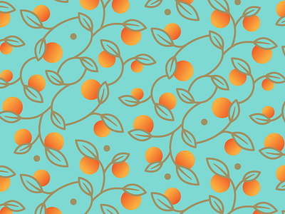 Orange pattern. gold leaf orange pattern texture vector
