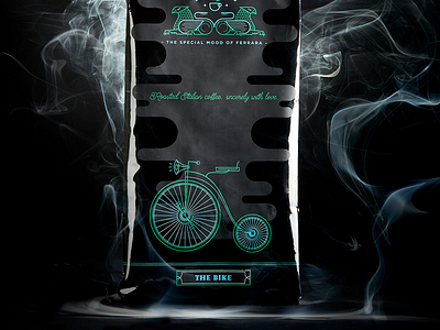 Foggy Mug // The Bike bike black brand coffee ferrara foggy gargoyle italy line mug packaging stroke