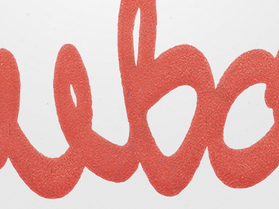 Crispy letters crisp handwritten texture typography