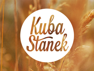 Kuba Stanek - logo 2012 awesome background circle grunge identity logo written