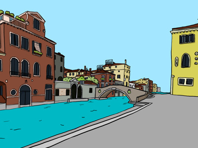 Venise "find the..." gamedesign illustration