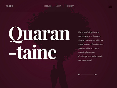 Quarantaine Banner banner banner design graphics typography ui design visual design