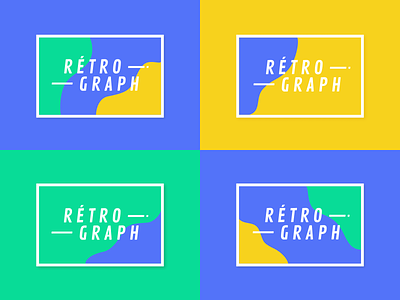 Retrograph – Website blue branding exhibition fluid identity logo organic typohraphy ui webdesign